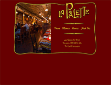 Tablet Screenshot of lapalette.ca